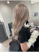 シアーベージュミルクティホワイトアッシュ10代20代