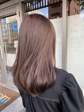 ミニム ヘアー(minim hair) 【minim×日比】ナチュラルカラー ラベンダーブラウン
