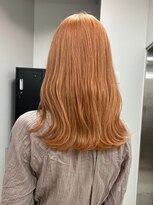 ベレーザシェルト(Beleza scelto)&nbsp;ba1815透明感赤髪オレンジピンクグラデーションセシルカット