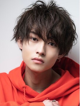 ブリーチ 名古屋大須店(BLEACHi) 【BLEACHi】マッシュウルフ×スパイラルパーマ/メンズ