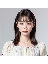 リッカ(ricca)&nbsp;大人ガーリー外ハネミディアム☆30歳からのチョコレートカラー