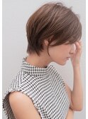 大人可愛いひし形ショート20代30代40代丸みショート髪質改善