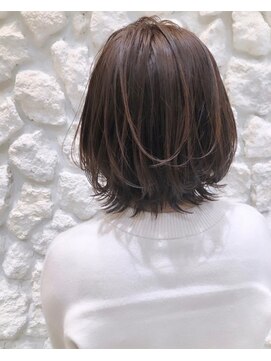 モアナバイヘッドライト 小田原店(Moana by HEADLIGHT) Moana【小田原】#ショートレイヤー#ブラウン#大人可愛い