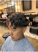 steelo パーマスタイル×かきあげスタイル
