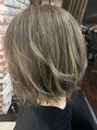 ローレン(Loren)&nbsp;ボブ、大人ハイライトです。可愛いですよね^ ^