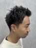【鈴木指名限定】デザインカット+頭皮環境改善ヘッドスパ極+眉カット　¥8800