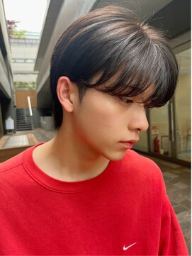 リークフー(Ree cu fuu) 韓国シースルーマッシュダウンパーマ前髪パーマメンズカット