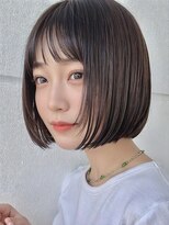 サンド 名古屋(sand)&nbsp;ボブ/レイヤーカット/髪質改善/ウェットヘア/オリーブベージュ