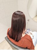 髪質改善縮毛矯正/暖色/ロング/ケア縮毛矯正/酸性ストレート