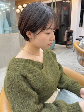 ロンドクロエ 横浜(Lond Chloe) オリーブグレー/ショート/前髪/レイヤー/髪質改善/縮毛矯正/横浜