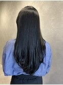 暗髪で艶々ロングレイヤー♪