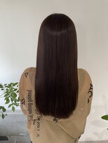 2195ヘアー 世田谷代田(2195hair)&nbsp;地毛風カラー/地毛風ストレート/黒髪ロング/縮毛矯正/髪質改善