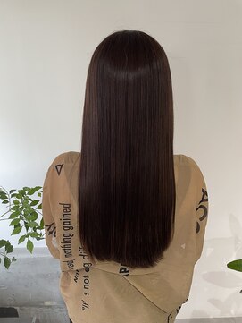 2195ヘアー 世田谷代田(2195hair) 地毛風カラー/地毛風ストレート/黒髪ロング/縮毛矯正/髪質改善