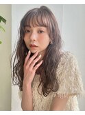 なみまきウェーブヘア×ナチュラルベージュヘア