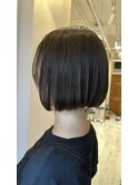 ［-tre-］切りっぱなしボブ×ツヤカラー！