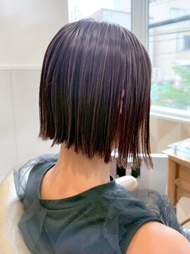 バブ バイネオリーブ(Bab by neolive) ボブ/インナーカラー/ブリーチ/チェリーレッド/ハイライト