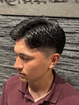 ヒロギンザ 恵比寿店(HIRO GINZA) ショートフェード×七三風セット