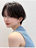 ブリーチグレージュベージュショートボブショートレイヤー学割