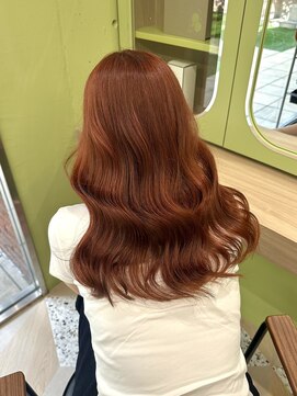 イオエ 西梅田(ioe) ブリーチなしカラー／髪質改善/ミルクティーベージュ/小顔へア