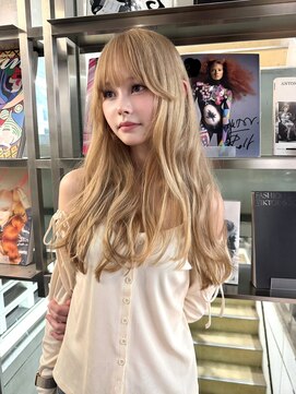 ダブ ギンザ(DaB ginza) ミルクティーブロンド/レイヤーカット/ケアブリーチ/銀座