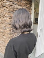 レリーバース 豊中桃山台店(Rely birth)&nbsp;外ハネボブに似合うグレージュ【桃山台/南千里/服部緑地】