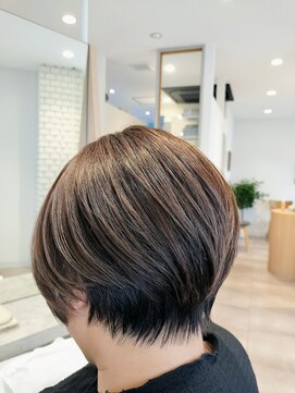 ノル(NOLL) 【NOLL小梛】30代～60代大人ショートカット×白髪ぼかし