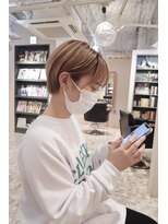 メモリーズ 水天宮前店(Memories)&nbsp;ひし形丸みショート50代60代レイヤーショートブルージュ