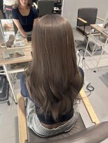 ネオリーブウリ 二子玉川店(Neolive uri)&nbsp;ミディアムヘア暗めカラーデザインカラーフェイスフレーミング