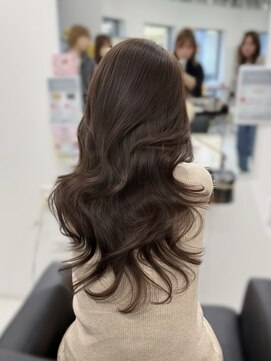 韓国風/レイヤーカット/顔周り/顔まわり/髪質改善/ベージュ