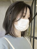 エリマ 横浜西口(elima)&nbsp;横浜ミディアムレイヤーオリーブベージュミルクティーベージュ