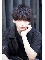 ヴェイン 渋谷(vain)&nbsp;メンズカットパーマ束感王道スパイラルパーマ清潔感k