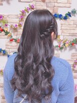 ジャルダンドフルー(Jardin de fleurs)&nbsp;ねじりハーフツイン　ミックス巻き