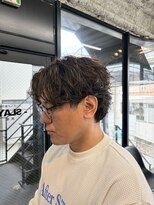 スレイ 西宮(SLAY)&nbsp;センターパート×シャドウパーマ