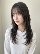 シュガーアンドソルト 垂水(SUGAR&SALT)&nbsp;「ナチュラル艶ロング」で愛され度UP。韓国風ストレートレイヤー