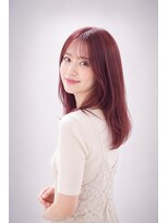 エートス(ethos) 三好市美容室 艶髪ワインレッドカラー