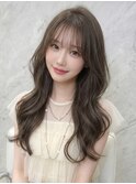 髪質改善*ミルクブラウン韓国くびれヘア*前髪【Zina荻窪】