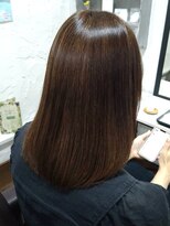 コルテ 倉敷西坂店(CoRte.)&nbsp;品よく艶めく♪大人の美髪ストレートミディ/指通りなめらか/絹髪