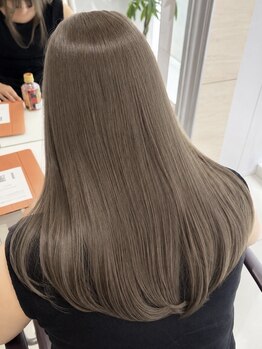 アンセンス バイ モードケイズ(ANSENS by Mode K's)の写真/髪の癖の強さに合わせた薬剤配合で、つい触りたくなるような髪質改善ストレート【銀座】