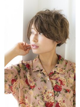 プライズ 池袋店(prize) 無造作ショート大人ボブ丸みショート斜めバング小顔カット3