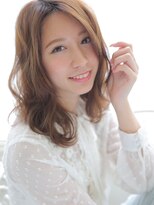 アグ ヘアー フラン 盛岡本宮店(Agu hair fran)&nbsp;女度を上げる大きめSカールミディ