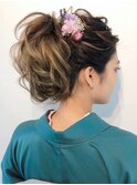 華やかアップスタイル
