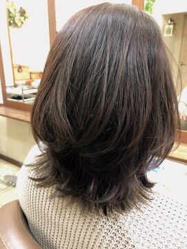 ルームガーデン 小田急相模原(RoomGarden) 【白髪染め】マットカラー（グリーン系）【小田急相模原美容院】