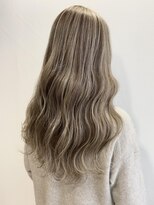 エル オオサカ 心斎橋店(L. OSAKA)&nbsp;ハイライト_グレージュカラーボブウルフココアベージュ_Y46