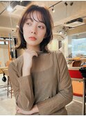 ACE 横浜　外ハネくびれボブ×ナチュラルベージュ