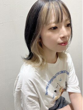 エメ ヘアー(aimer hair) コントラストインナーカラー