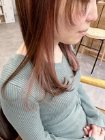 ユニル(unir)&nbsp;【unir】インナーホワイトピンク×顔周りレイヤー★