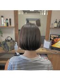 ナチュラルかわいい大人ミニボブストレート【カミケン清明店】