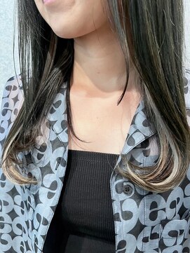 ニフティ(NIFTY) カーキベージュ/インナーカラー/インナーホワイト/熊本/上通