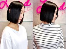 頑固な癖でも理想の丸いフォルムに仕上げる☆＜ボブ×縮毛矯正＞髪質改善が叶うダメージレス縮毛矯正[渋谷]