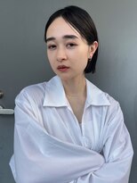 シーン(SCENE)&nbsp;艶感　切りっぱなしボブ　ストレート　透明感【天神/今泉】